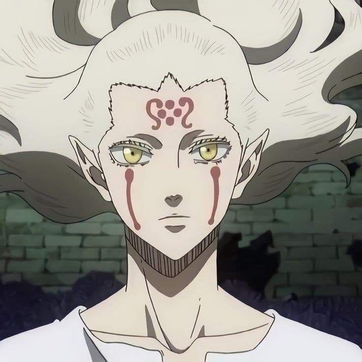 Licht the elf leader wielding Light Magic in Black Clover