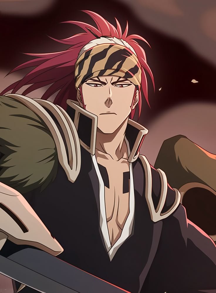 Renji Abarai 6th Division Lieutenant wielding Zabimaru